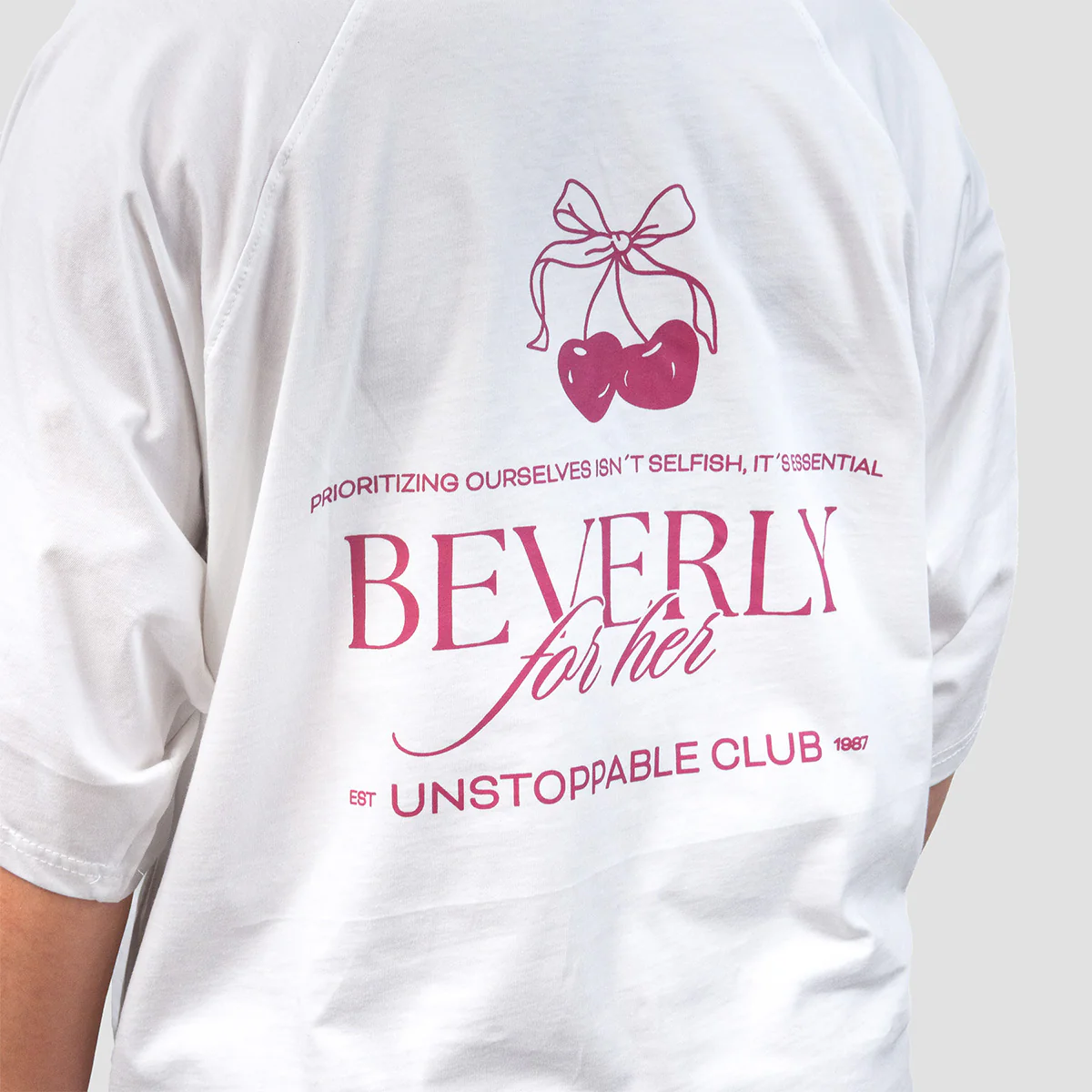 Camiseta oversize - Unstoppable Club - For her - White - Image 3