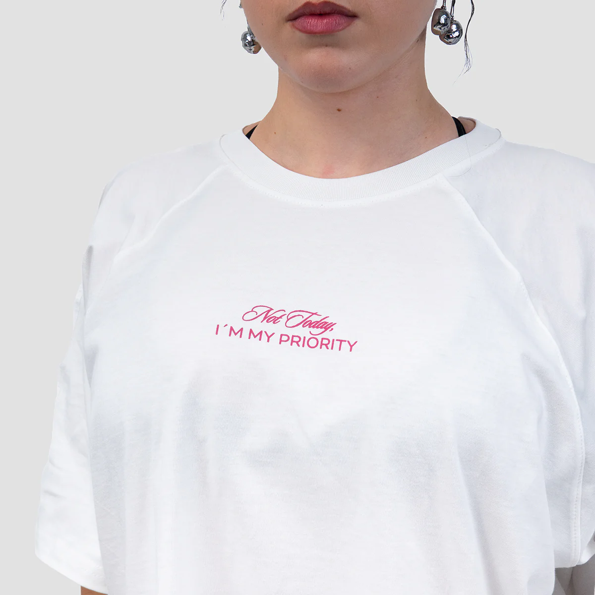 Camiseta oversize - Unstoppable Club - For her - White - Image 4