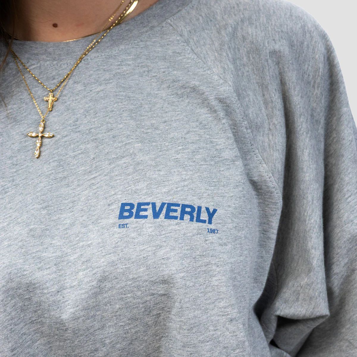 Camiseta oversize - Women's Club - For her - Grey - Image 4