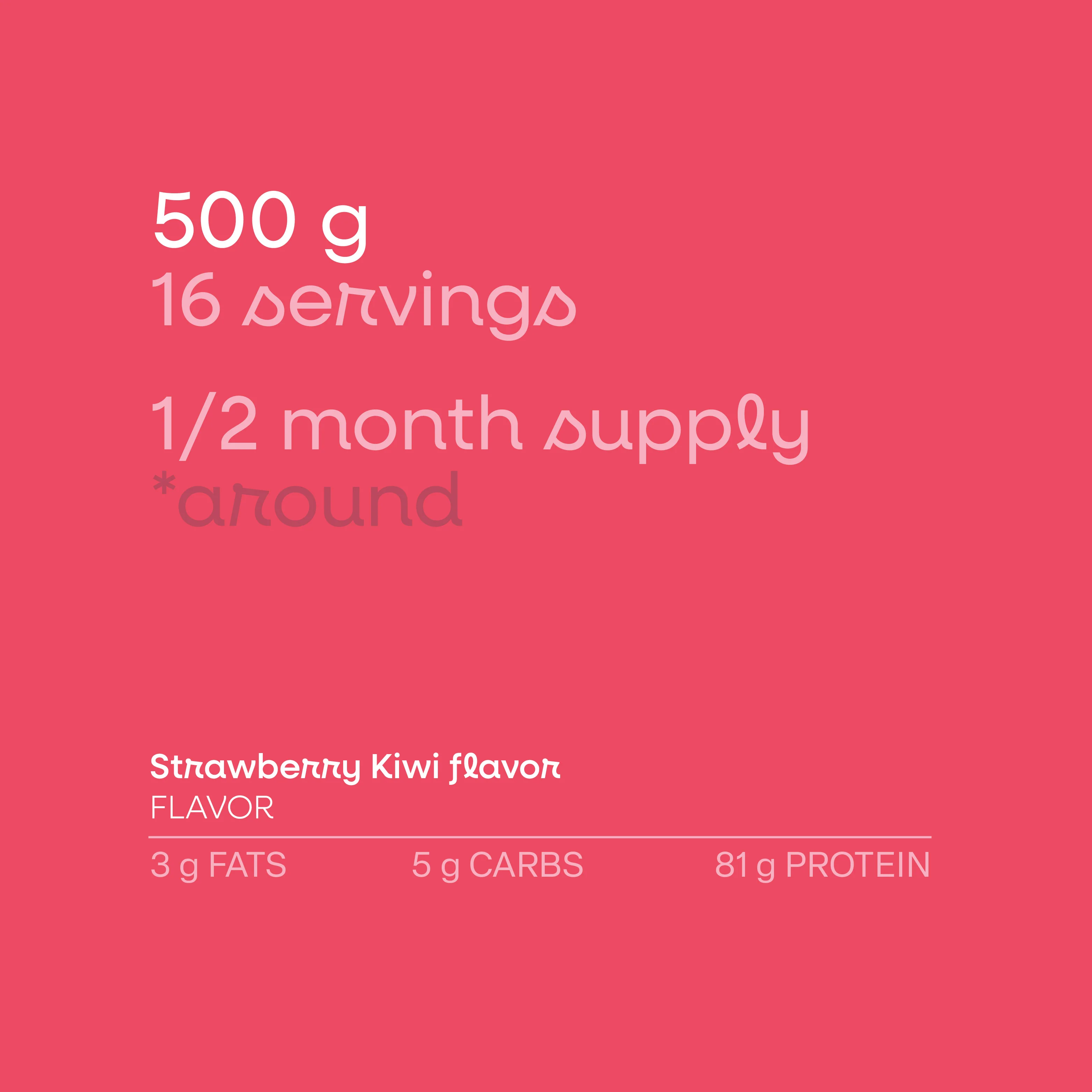 Clear Isolate Protein - 500 g - Strawberry Kiwi - Image 8
