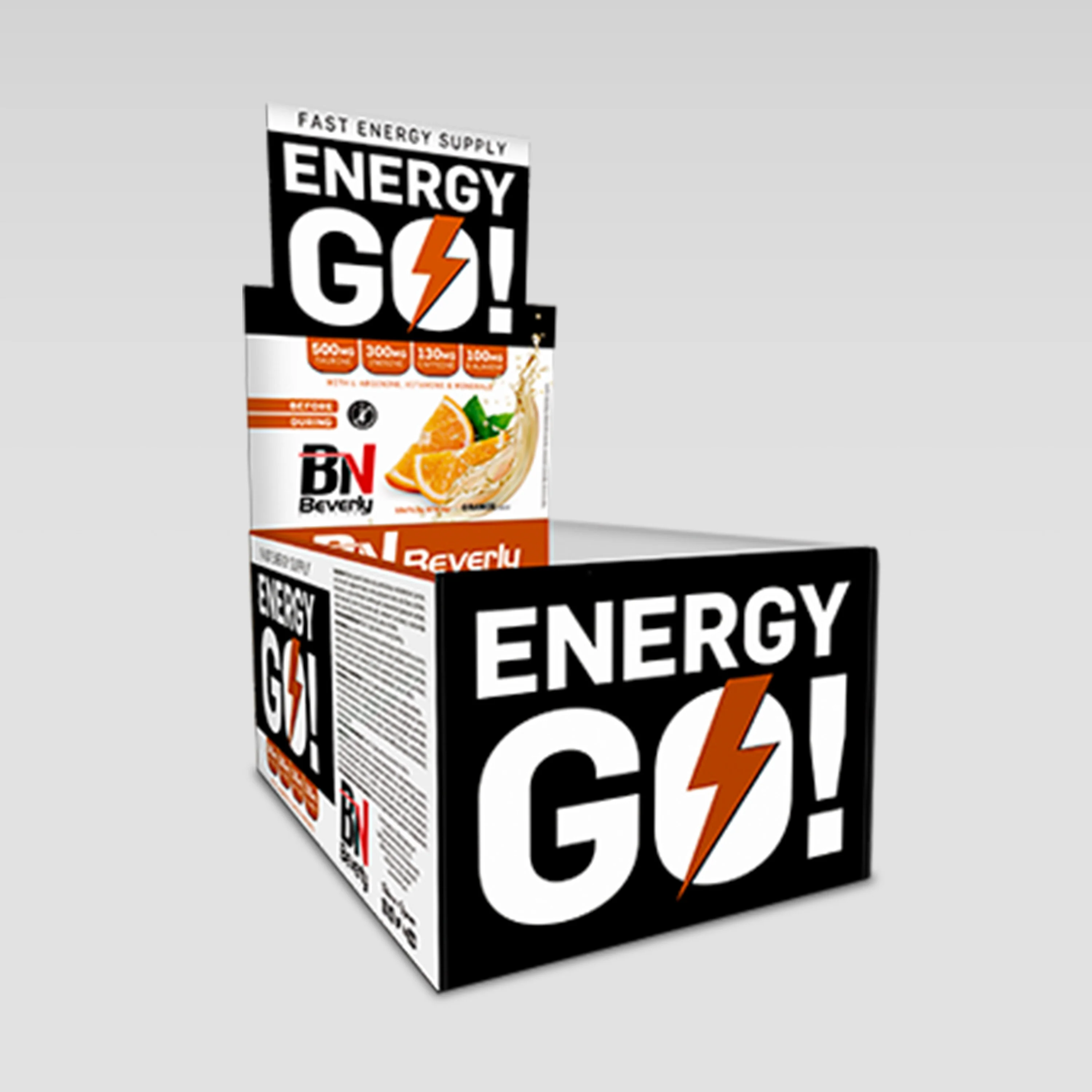Energy Go Gel energético - 12 Sticks Gel - 73,2 g - Orange