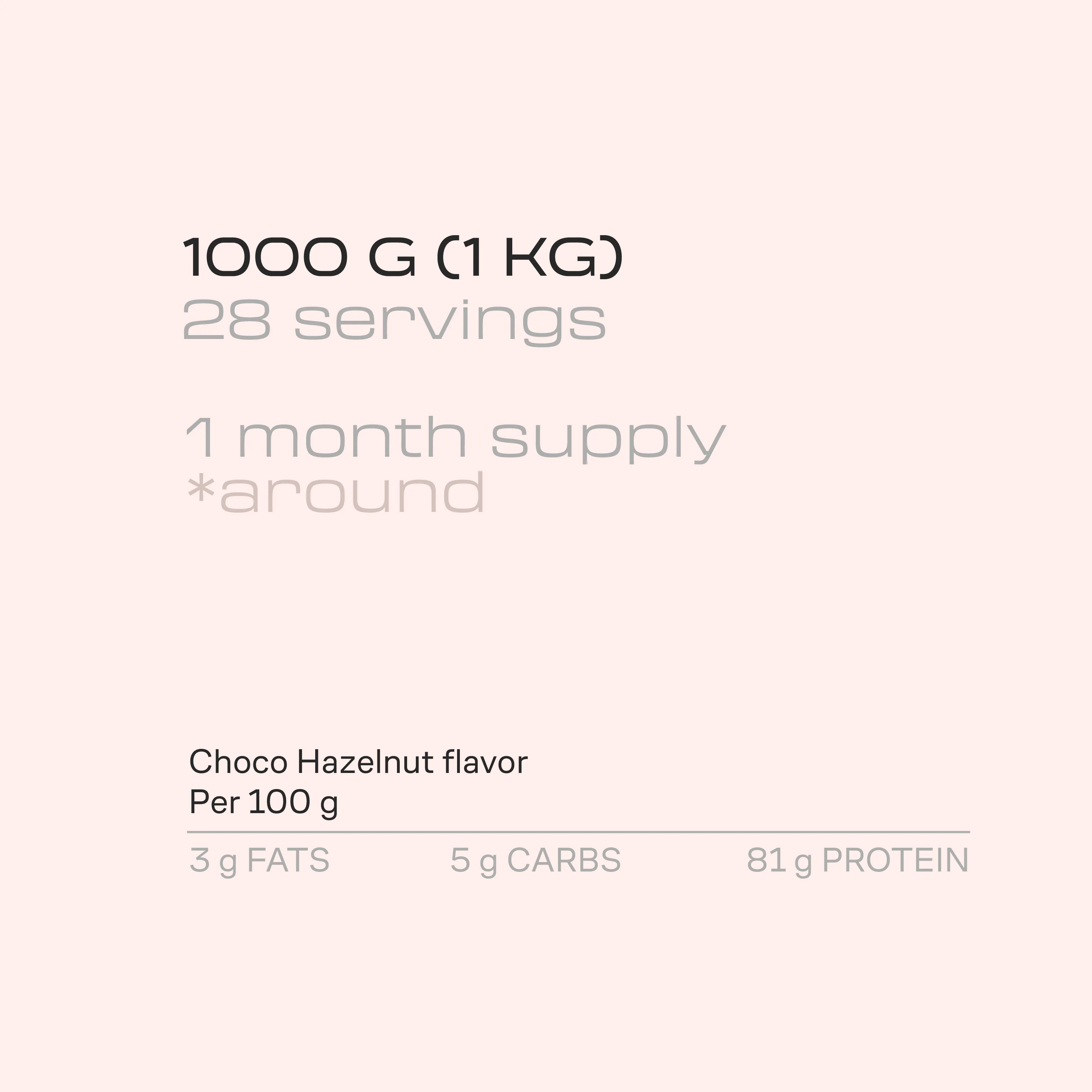 Hydro Protein - 1 Kg - Choco Hazelnut - Image 8