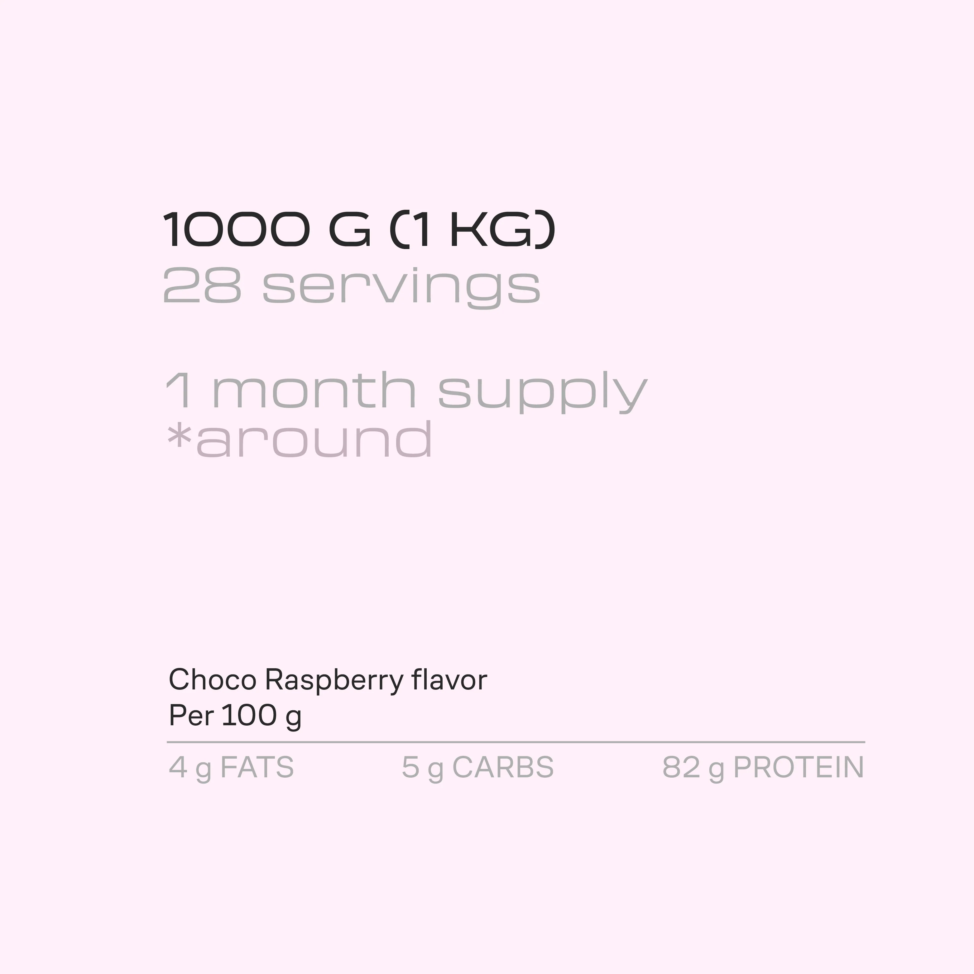 Hydro Protein - 1 Kg - Choco Raspberry - Image 8