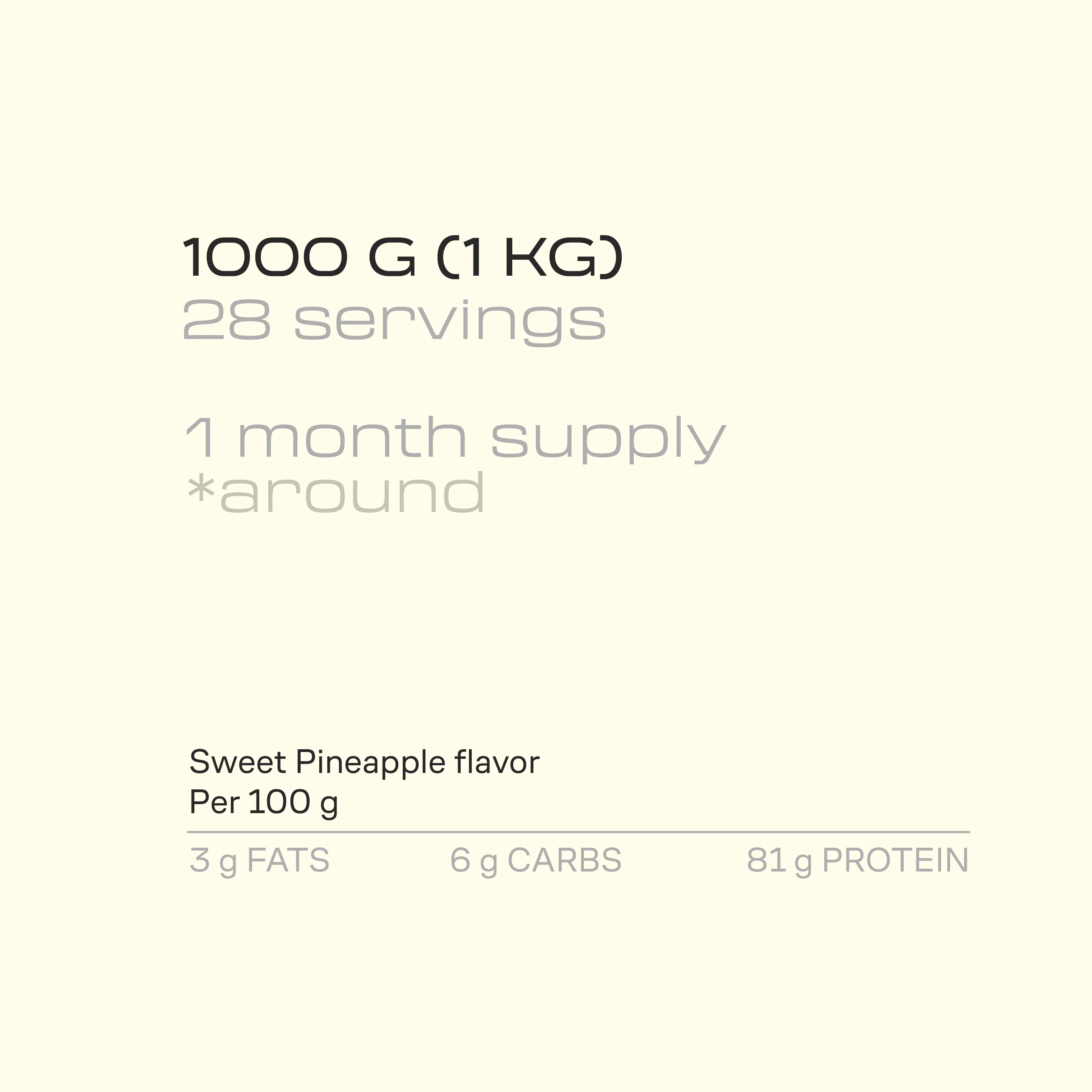 Hydro Protein - 1 Kg - Sweet Pineapple - Image 8
