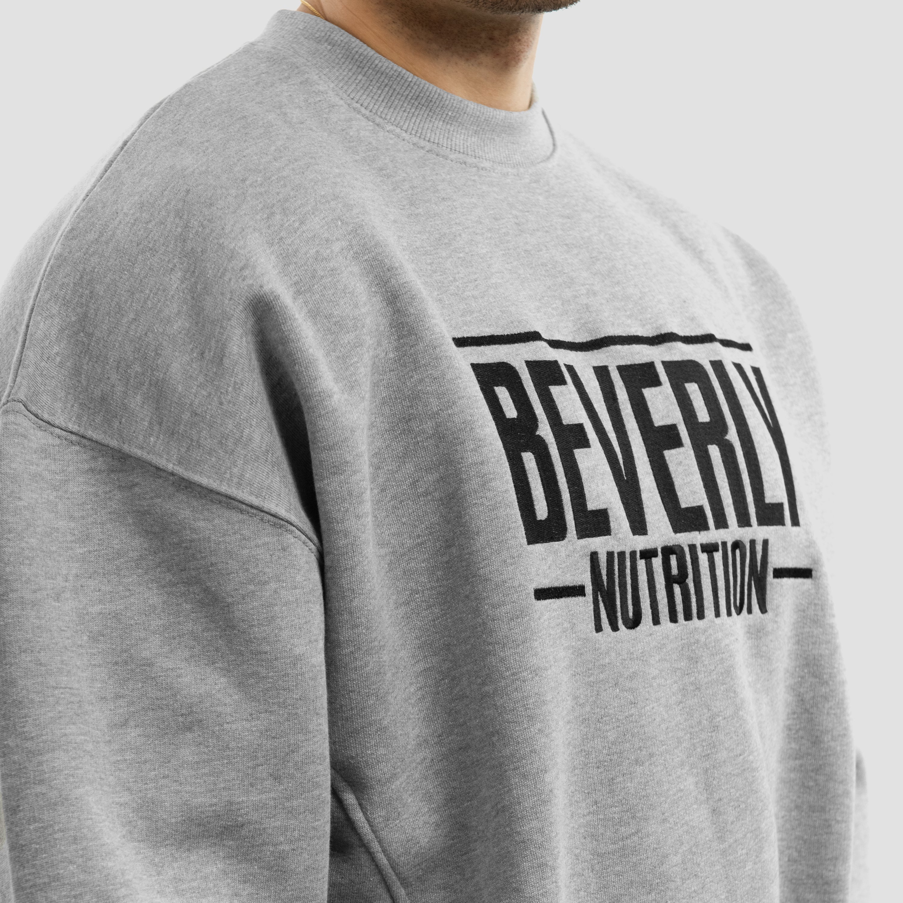 Sudadera BEVERLY - Go heavy or go home - Grey - Image 4