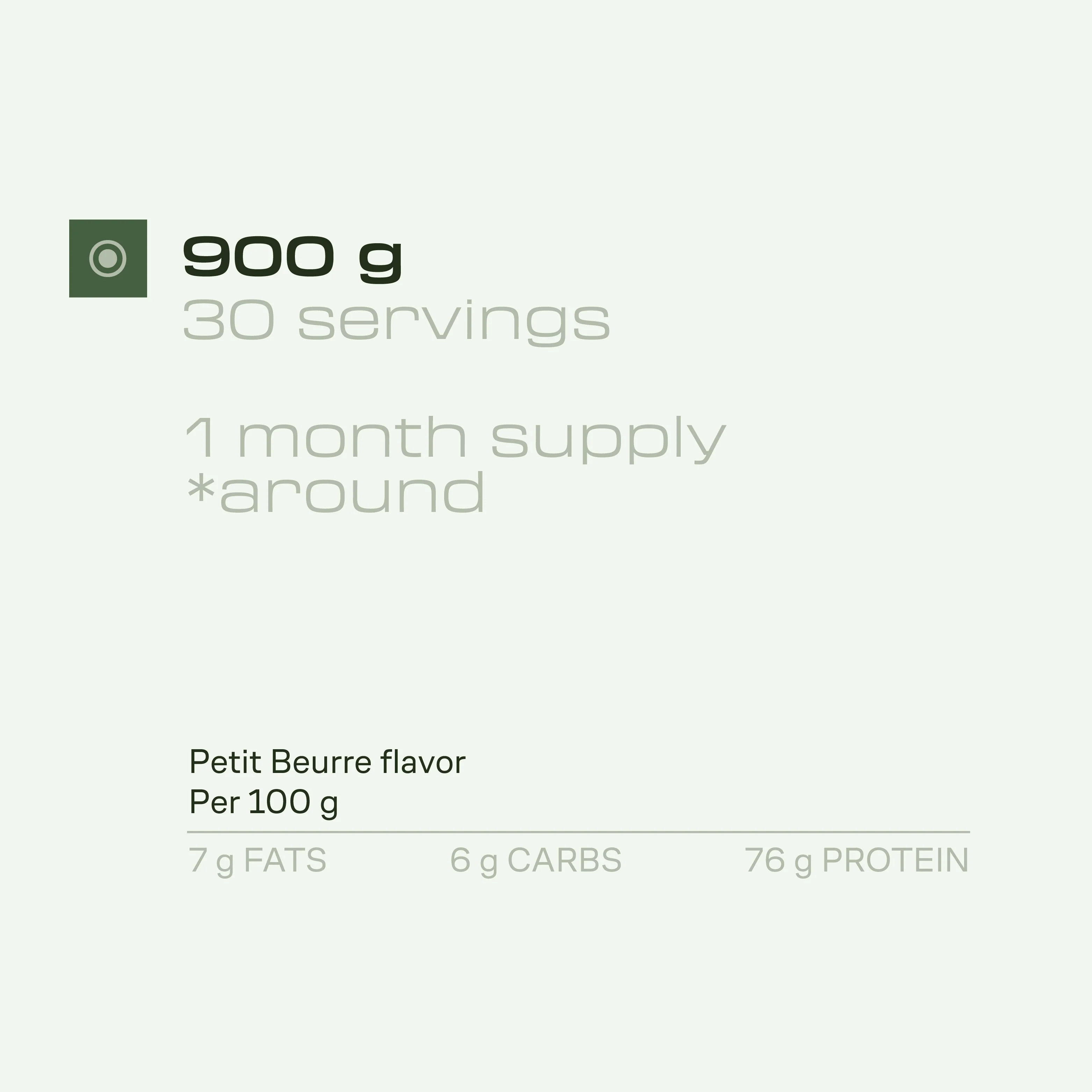 Vegan Protein - 900 g - Petit Beurre - Image 9