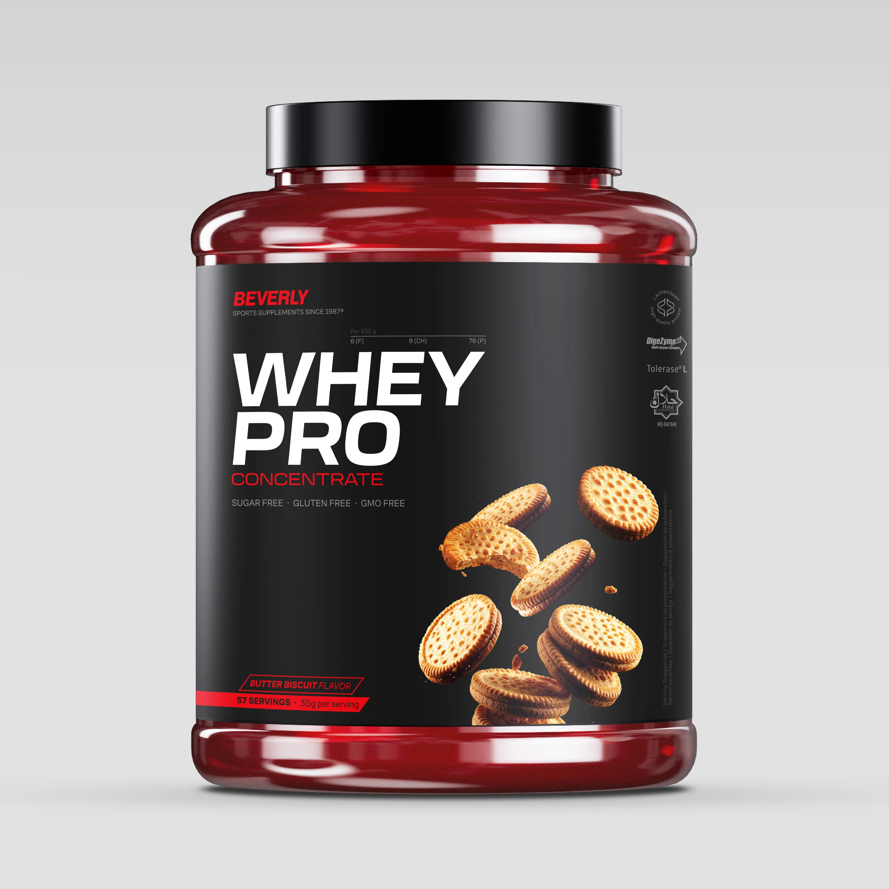 Whey Pro Concentrate - 2 Kg - Butter Biscuit